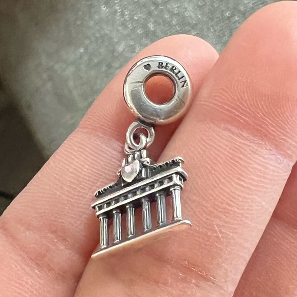 Retired Pandora Brandenburg Gate Germany National Icon Bead Dangle Charm Silver - Picture 4 of 12